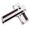 2 pcs Motorcycle Saddlebag Latch Cover Reflectors for Glide Touring