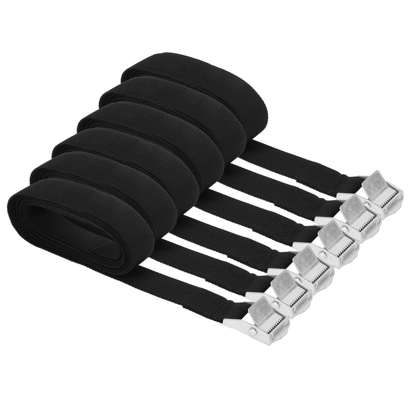 6PCS Heavy Duty Lashing Straps Adjustable Buckle Tie Down Straps