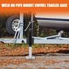 POPBULL 8000lbs Heavy Duty Trailer Jack, 30" Lift Swivel Bolt-on