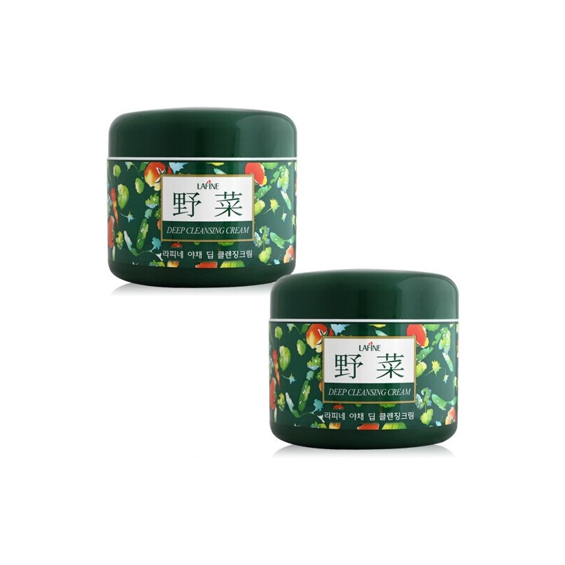 Lafine Vegetable Deep Cleansing Cream 300g X 2 / 라피네