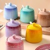 TYMYYS Ceramic Sugar Bowl With Lid, Sugar Bowls For Countertop