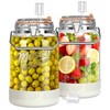 Upgrade 1 Gallon Fermentation Jars with Airlocks - Wide Mouth