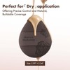 Momo's Workshop Rose Tatami Makeup Sponge Set,Double-Sided Egg Shape Rubycell