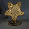 Star Bedside Table Lamp Cordless Rechargeable 3 Color Stepless Dimmable
