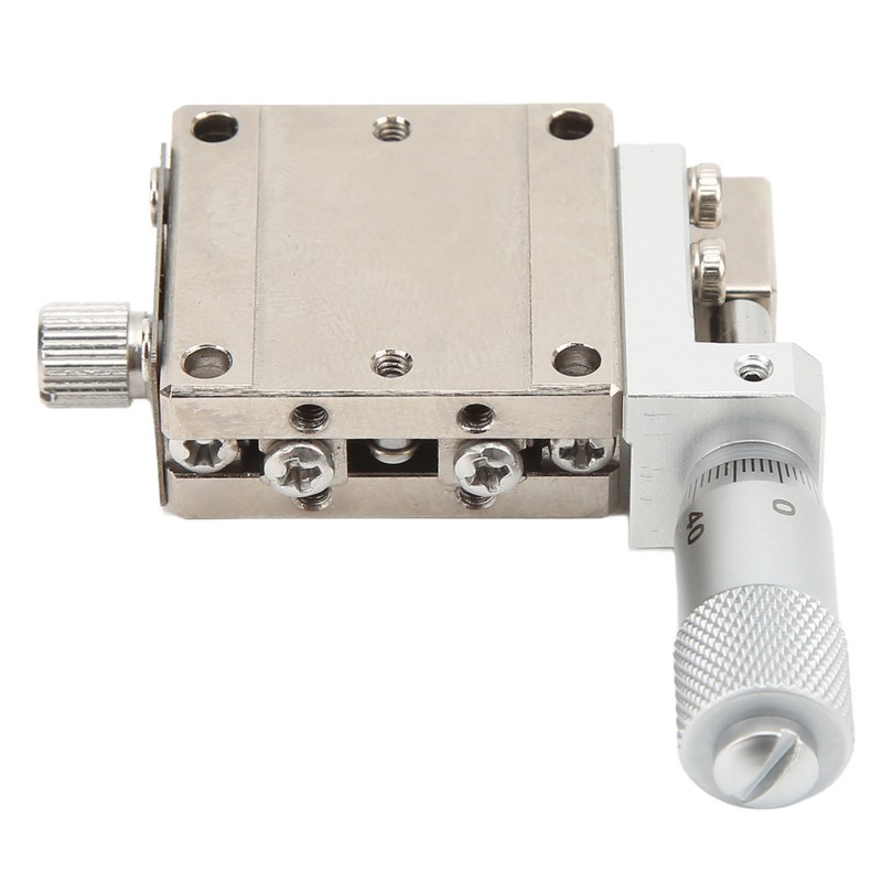 Linear Stage X Axes 25x25mm Micrometer Manual Displacement Platform Sliding