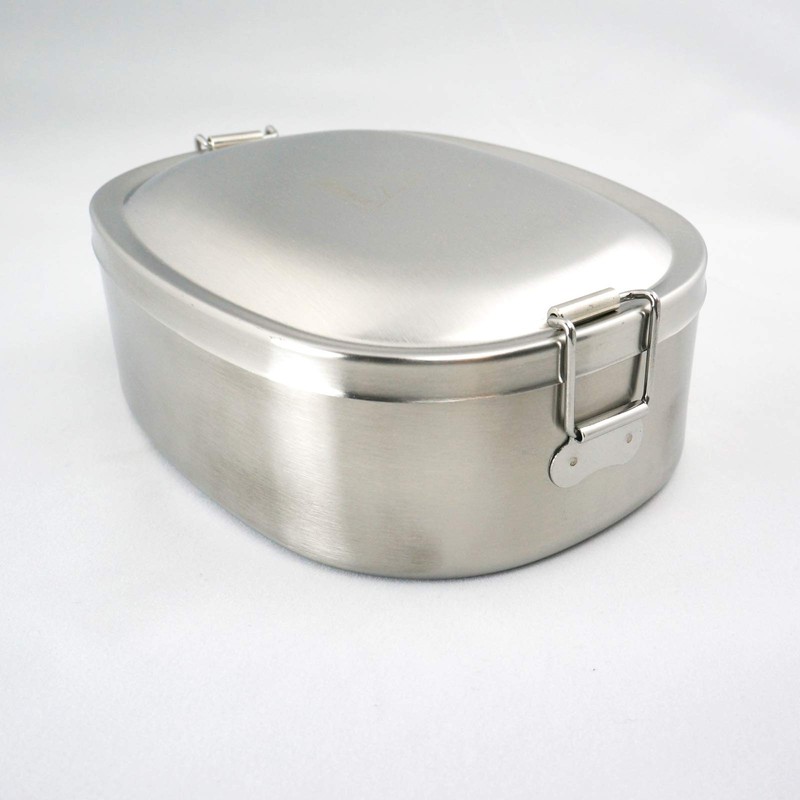 Takara Trading shasta Stainless Steel Lunch Box TWS-C-002 Silver Long