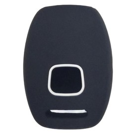 XUHANG 2Pcs Sillicone Key fob Skin Key Cover Keyless Entry Remote Case Protector Shell Compatible with Honda Accord Civic CRV EX SE Element Pilot 4 Button Smart Remote Black red