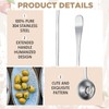 Olive Spoon Stainless Steel Pickle Spoon with Drain Hole Slotted