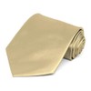 tiemart Solid Color Necktie (Sparkling Champagne)