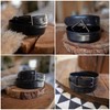 Gusti Silva Leather Belt 120 cm Simple Leather Belt with