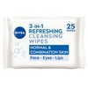 NIVEA NIVEA 3in1 Refreshing Cleansing Wipes Normal Skin and Combination