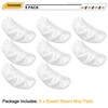 8 Pack Steamer Mop Pads，Compatible with Bissell Pur Steam Shot,