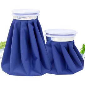 Ice Bag Ice Bag Large Diameter Set of 2 Ice Bags for Both Cold and Hot Water Leak Prevention Sports Household Furnishings Heat Protection Icing Supplies