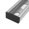 Xadnitu Plastic Strut Channel End Caps, Black PVC Metal Channel