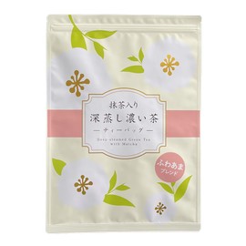 Mizutama Farm Tea House Deep Steamed Dark Tea with Matcha Tea Bags, 0.1 oz (2.5 g) x 100 Packs (Fuwaama Blend)