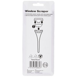 Hilka 74008604 Window Scraper, Red