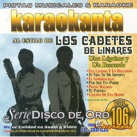 Karaokanta KAR-1806 - Disco de Oro - Una lagrima y un recuerdo - Spanish CDG