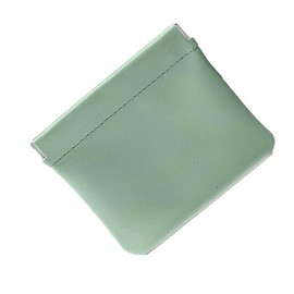 1x Pocket Cosmetic Bag Portable No Zippe self-Closing Water-Resistant Leather Storage Bag for Cosmetics Headphones Jewelry