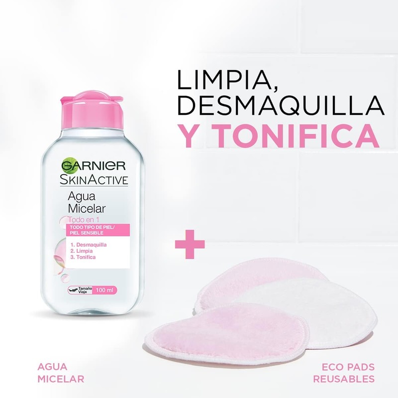 Garnier Active Agua Micelar Desmaquillante para Todo Tipo de Piel