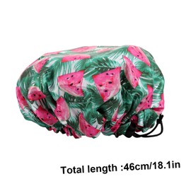 Baluue 5pcs Shower Cap Women Men Boys and Girls Girls Boys Thicken Double Layers Bathing Cap for Hair Protection