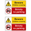 The Signal Range Pack of 2 signs 300mm x 200mm