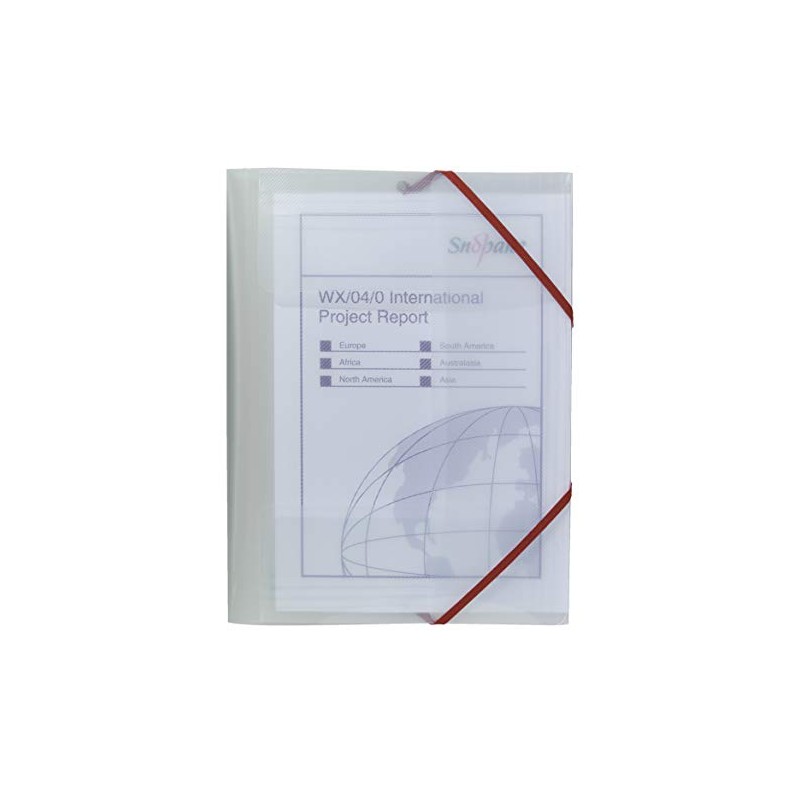 Snopake A4 FileLastic – Classic Assorted [Pack of 5] 3