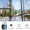 TAORANJU 4 Digit Padlocks Re-settable Combo Locks Combination Locks for