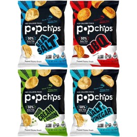 popchips 30 PACK - Popchips Variety Box (0.8 oz.) FRESH!! FREE SHIP!!
