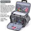 CAB55 Rolling Sewing Machine Case, Detachable Rolling Sewing Machine Carrying