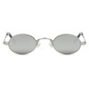 Kimorn Sunglasses Small Round Metal Frame Oval Candy Colours Unisex