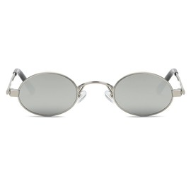 Kimorn Sunglasses Small Round Metal Frame Oval Candy Colours Unisex Glasses K0577 -