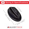 AlveyTech Front Wheel Riser Block for Indoor Bike Trainer -