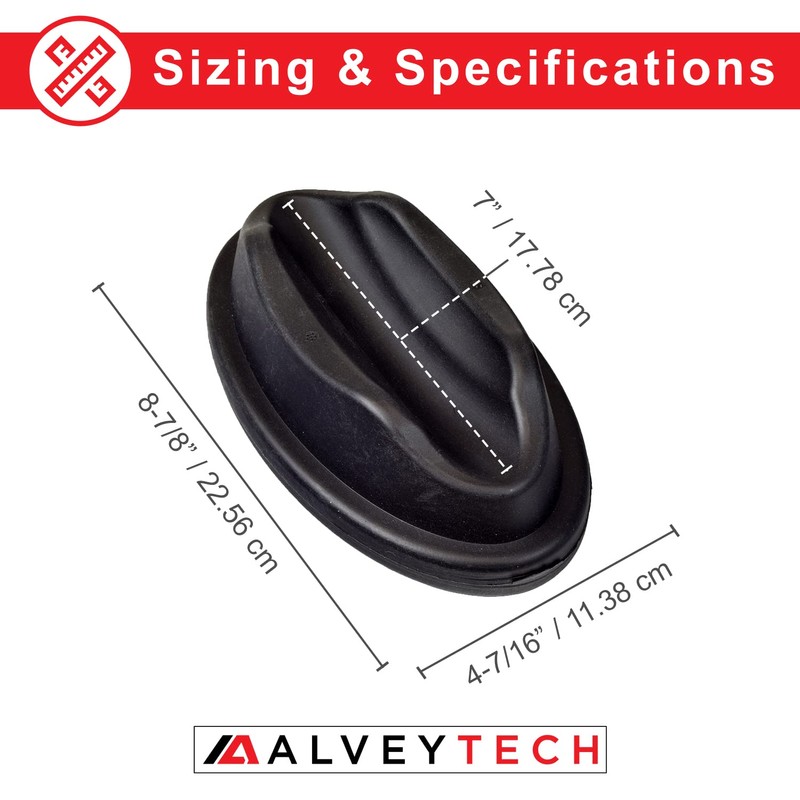 AlveyTech Front Wheel Riser Block for Indoor Bike Trainer -