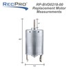 RecPro BVD0218-00 12V DC Fan Motor Compatible with Ventline Ventadome