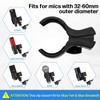 BILIONE 4 Pcs Versatile Mic Clip, Adjustable Microphone Holder Clip