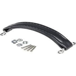 Adam Hall Hardware 3414 BLK - Strap Handle Faux Leather Black