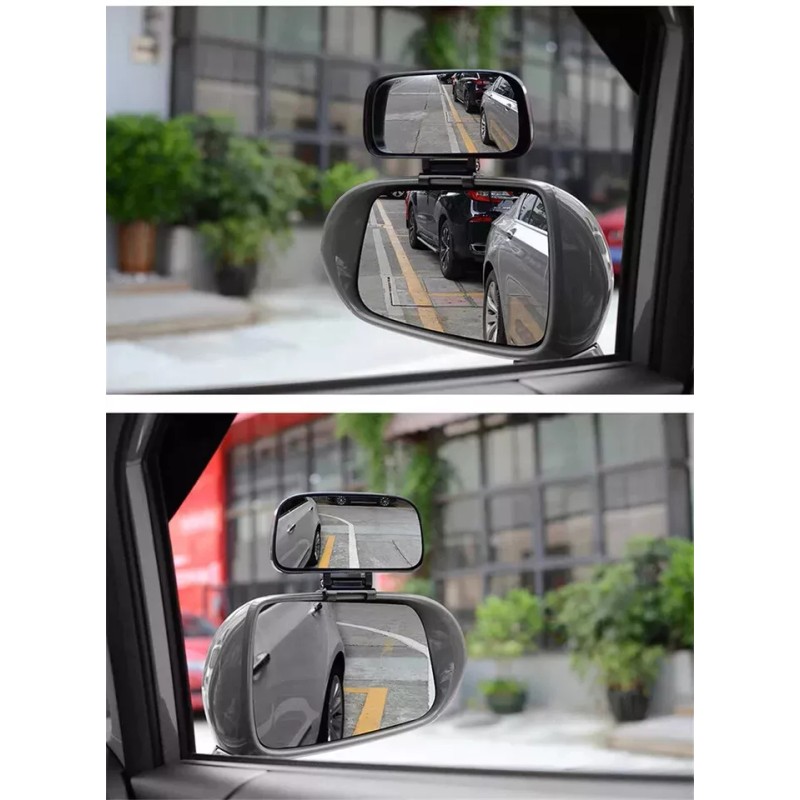 ACP Blind Spot Mirror Auto 360° Wide Angle Adjustable Rear