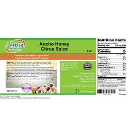 Ancho Honey Citrus Spice (4 oz, ZIN: 527143) - 3 Pack