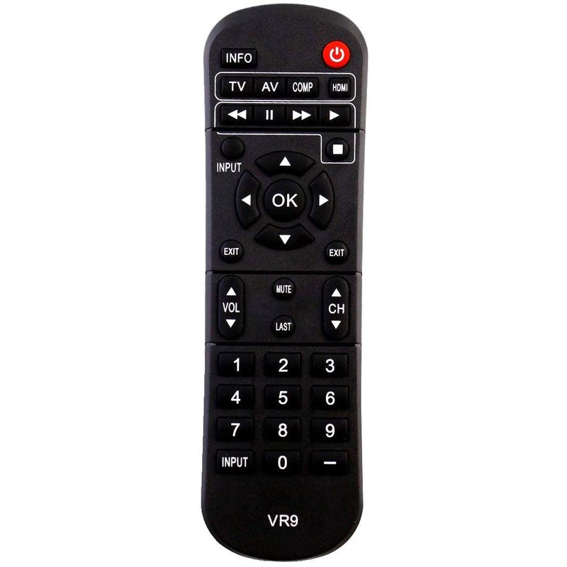 New VR9 Remote Control Replacement for VIZIO TV E320ME M160MV