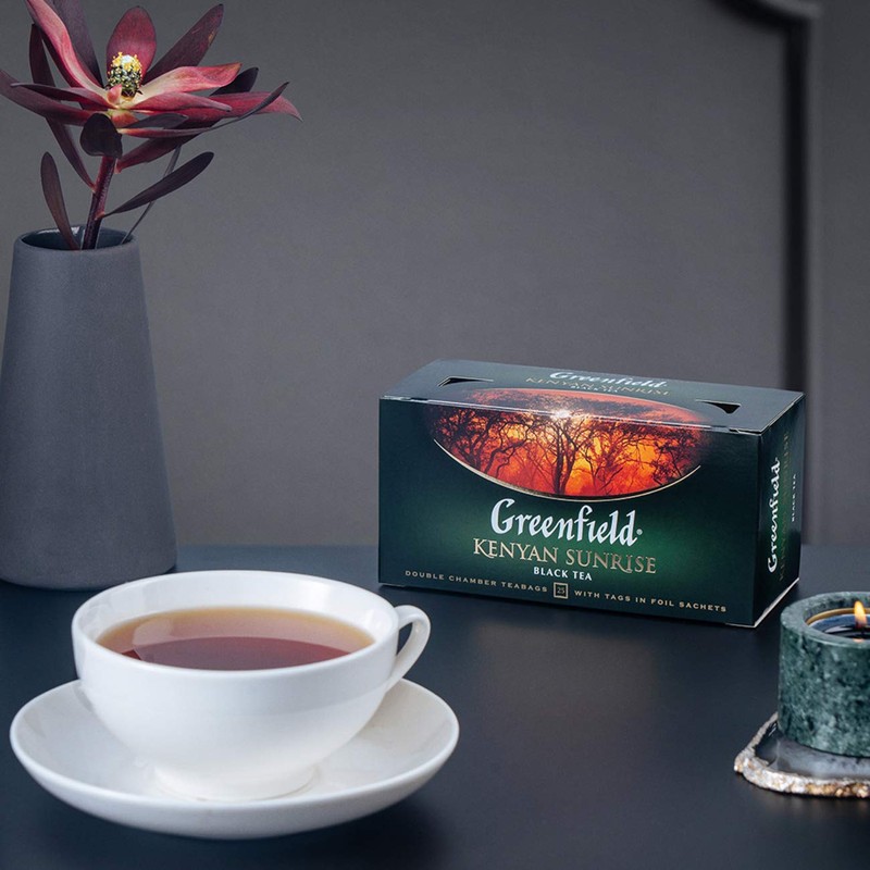 Greenfield Kenyan Sunrise Сlassic Collection Black Tea Finely Selected Speciality
