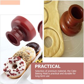 4 Moldes para Donas Forma Redonda y Piña, de Plástico Resistente a Altas Temperaturas, para Hornear Pasteles y Postres, Kit de 4 Piezas, Adecuado para Uso Doméstico y Repostería