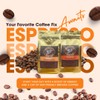 Savior's Blend Coffee Premium Espresso Ground Coffee, Dark Roast, Colombian-Ethiopian-Peruvian