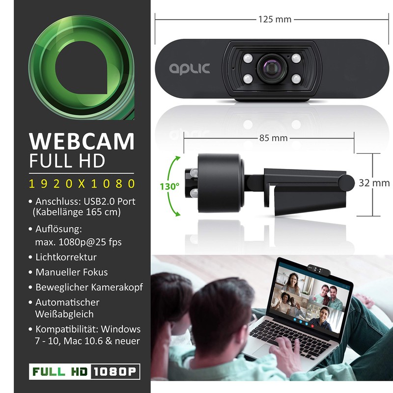 CSL - Full HD 1080p Webcam with Microphone - 2k