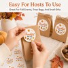 Thanksgiving Thank You Favor Stickers: 120 Fall Paper Stickers