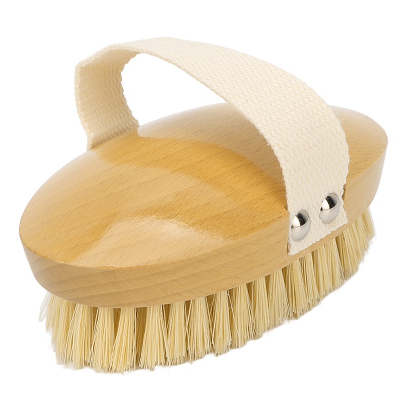Massage Body Bath Brush Lymphatic Drainage Exfoliating Detox Deep Cleaning
