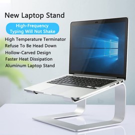 RIWPKFH Laptop Stand,Portable Computer Stand Holder,Aluminum Computer Riser Universal Compatible with Notebooks, PC, Laptops Up to 17"