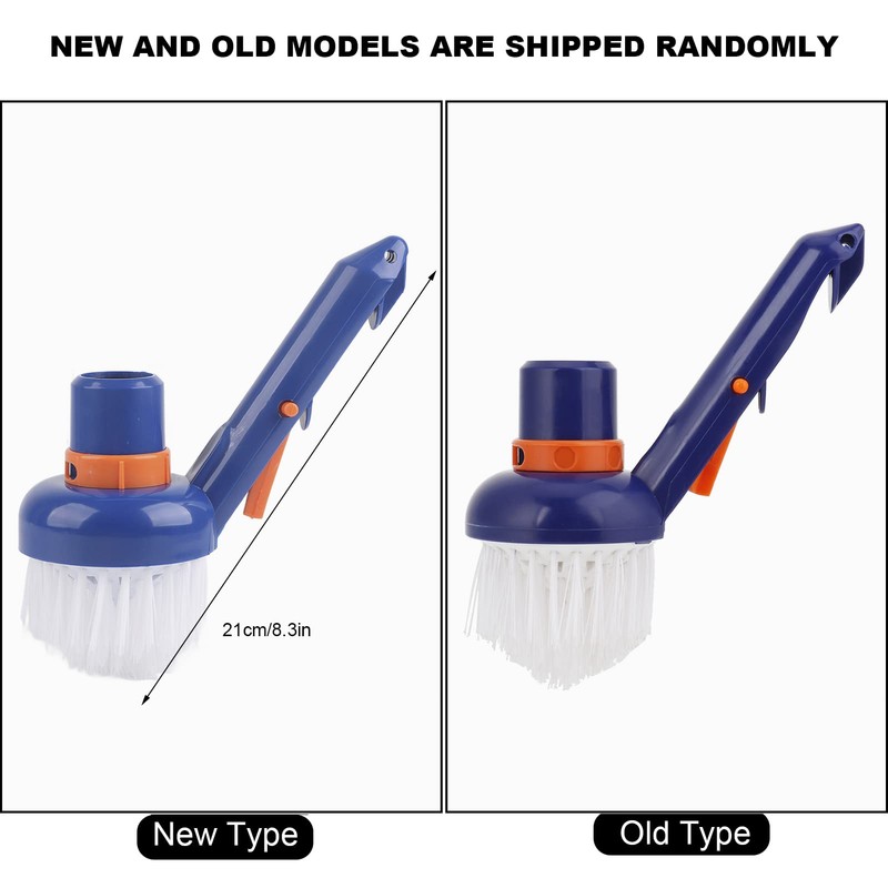 BORDSTRACT Pool Corner Vacuum Brush Swimming Pool Step Vac Brush