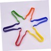 Abaodam 6pcs Tweezers for Beads and Crafts Ergonomic Handle for