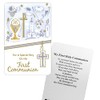 Laminated Prayer Card First Holy Communion 8.5x5.5cm – Boy C71733