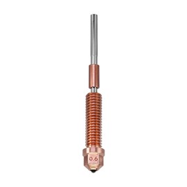 DUROZZLE Quick-Swap Diamond PCD Nozzle 0.6mm for K1C / Ender-3 V3 / Ender-3 V3 Plus 3D Printer Hardened High Precision (K1C 0.6mm)